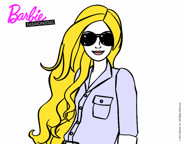 Barbie con gafas de sol