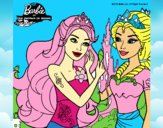 Barbie se despiede de la reina sirena