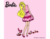 Barbie y su colección de zapatos