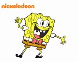 Bob Esponja saludando