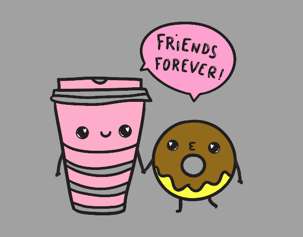 Café y donut