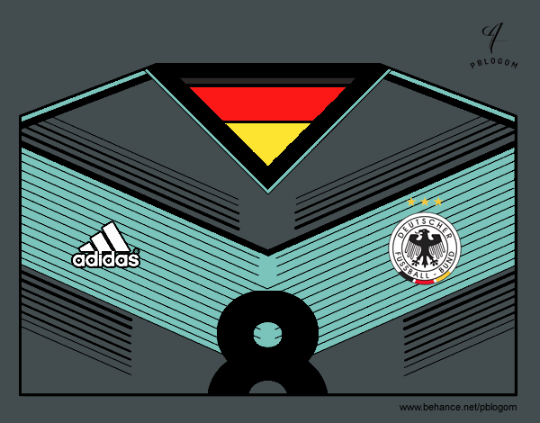 Camiseta del mundial de fútbol 2014 de Alemania