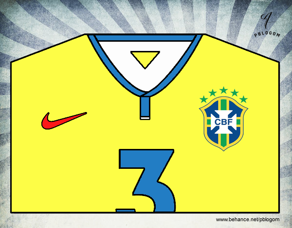 Camiseta del mundial de fútbol 2014 de Brasil