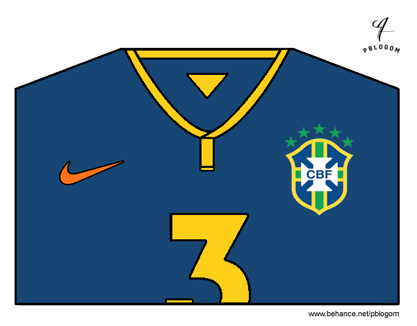 Camiseta del mundial de fútbol 2014 de Brasil