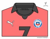 Camiseta del mundial de fútbol 2014 de Chile