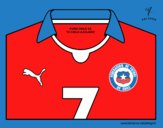 Camiseta del mundial de fútbol 2014 de Chile