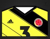 Camiseta del mundial de fútbol 2014 de Colombia