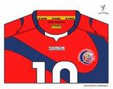 Camiseta del mundial de fútbol 2014 de Costa Rica