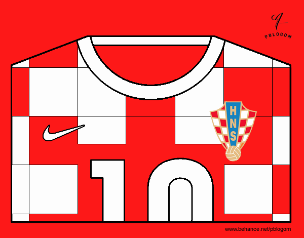 Camiseta del mundial de fútbol 2014 de Croacia