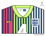 Camiseta del mundial de fútbol 2014 de Inglaterra