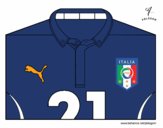 Camiseta del mundial de fútbol 2014 de Italia