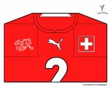 Camiseta del mundial de fútbol 2014 de Suiza