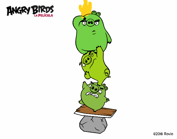 Cerdos verdes de Angry Birds