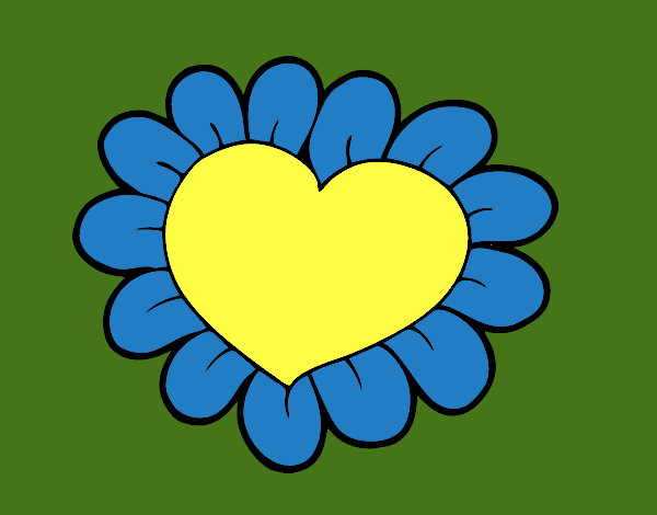 Corazón flor