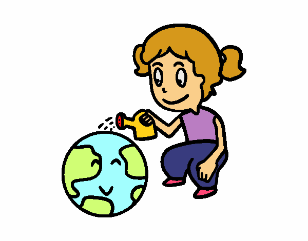 Dibujo de Cuidar el planeta tierra pintado por en  el día  25-06-20 a las 22:25:24. Imprime, pinta o colorea tus propios dibujos!