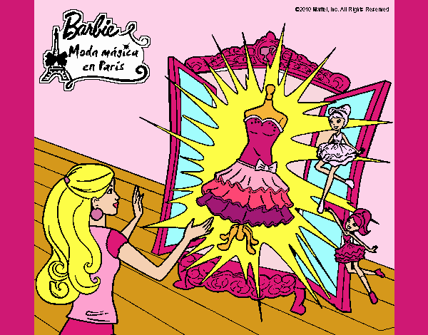 El vestido mágico de Barbie