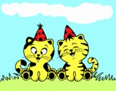 Gatos de cumpleaños