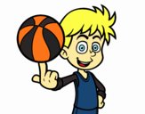 Jugador de baloncesto junior