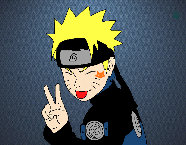 Naruto sacando lengua