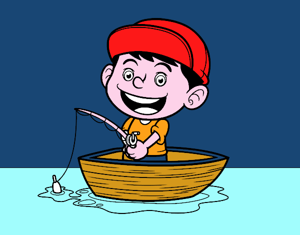 Niño pescando