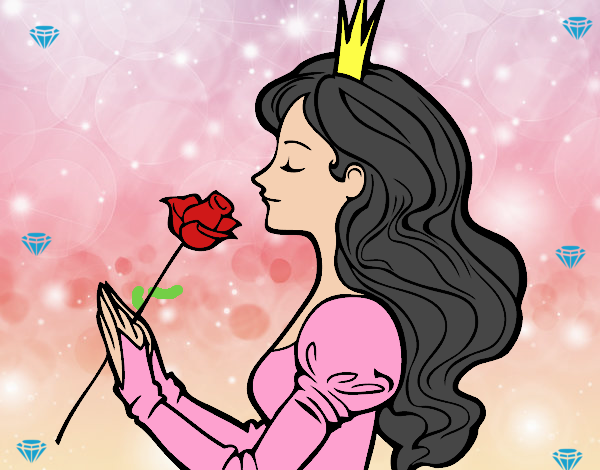 Princesa y rosa