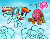 Rainbow Dash y la tortuga tanque