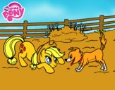 Applejack y Winona