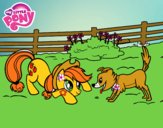 Applejack y Winona