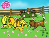 Applejack y Winona