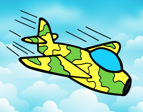 Avión de camuflaje