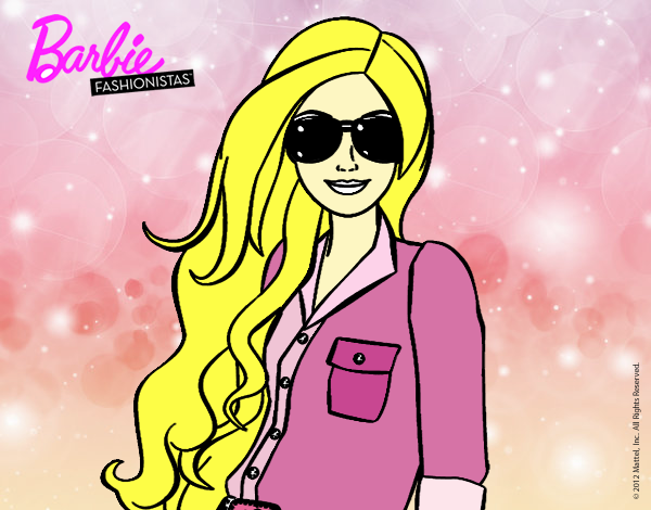 Barbie con gafas de sol