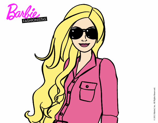 Barbie con gafas de sol