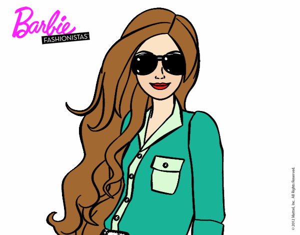 Barbie con gafas de sol