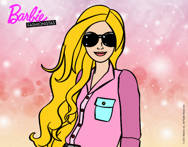 Barbie con gafas de sol