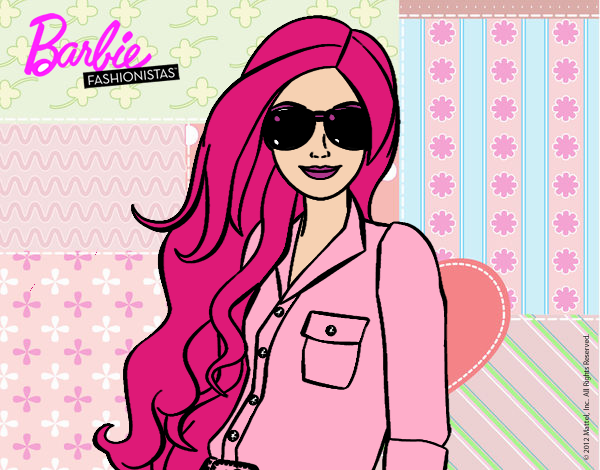 Barbie con gafas de sol