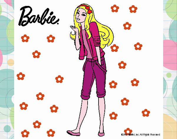 Barbie va a la  COLEGIO