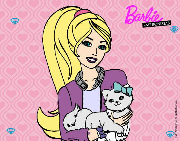 Barbie y su gatita 