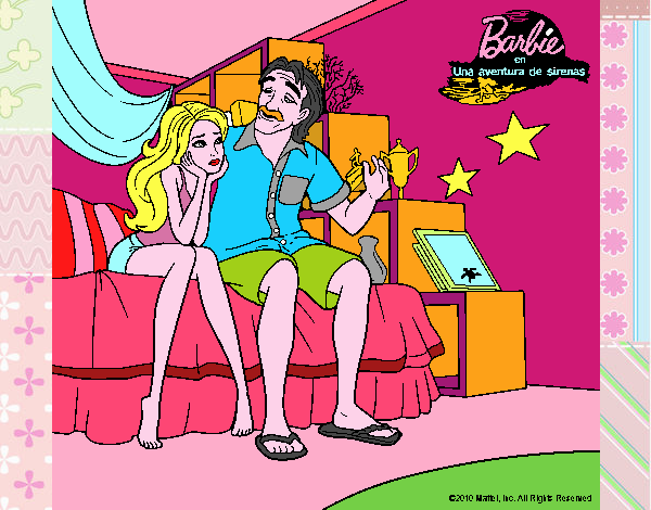 Barbie con su padre