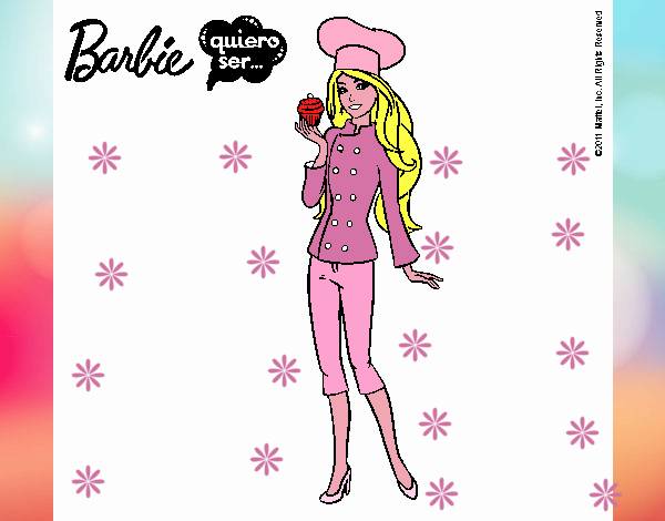 Barbie  prepara  pastelito