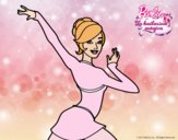 Barbie en postura de ballet