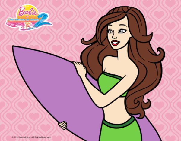 Barbie va a surfear