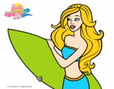 Barbie va a surfear