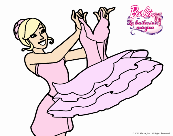 Barbie y su vestido de ballet