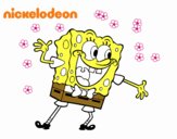 Bob Esponja saludando