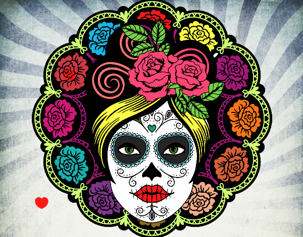 Calavera mejicana femenina