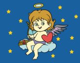 Cupido en una nube