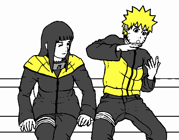 Hinata y Naruto