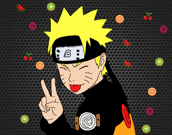 Naruto sacando lengua