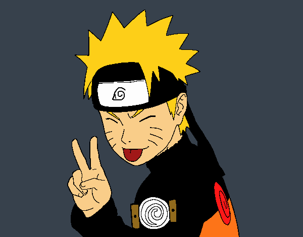 Naruto sacando lengua