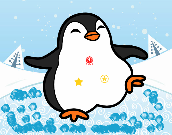 Pingüino bailando